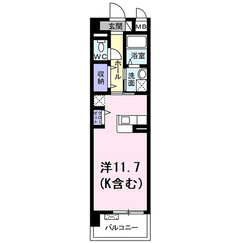 シカタシャンブレットIの間取り