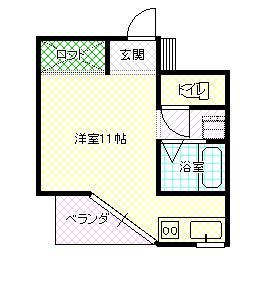 山形市旅篭町のマンションの間取り