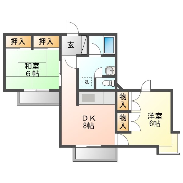 アートヴィラの間取り