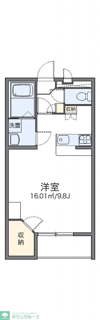 レオパレスカメリアIIの間取り