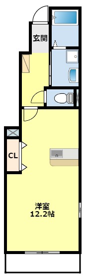 ウエストヒルズ四番館の間取り