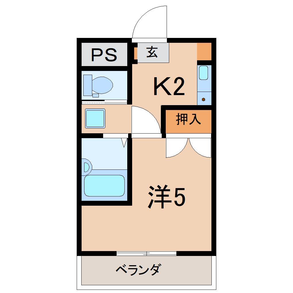 メゾングラン南の間取り