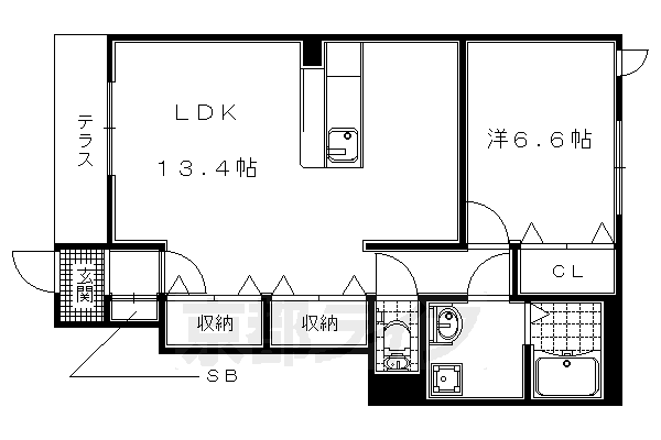 サンヒルズ　彩の間取り