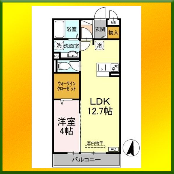 トレビナ保谷の間取り