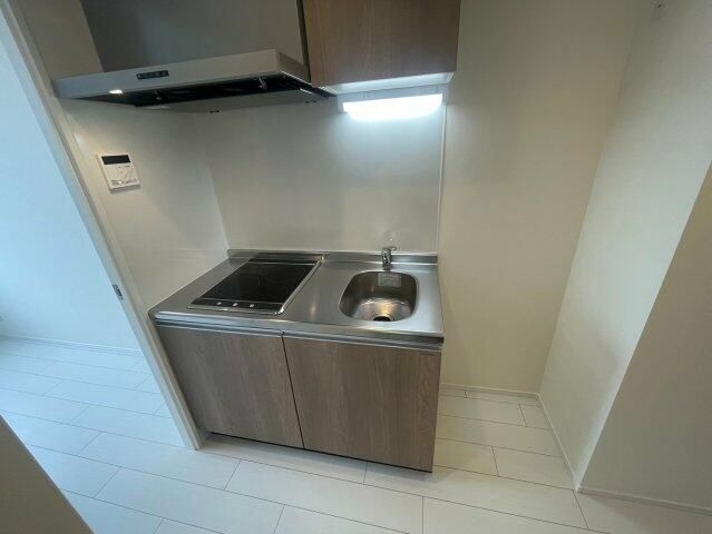 キッチン　コンパクトなキッチンで掃除もラクラク