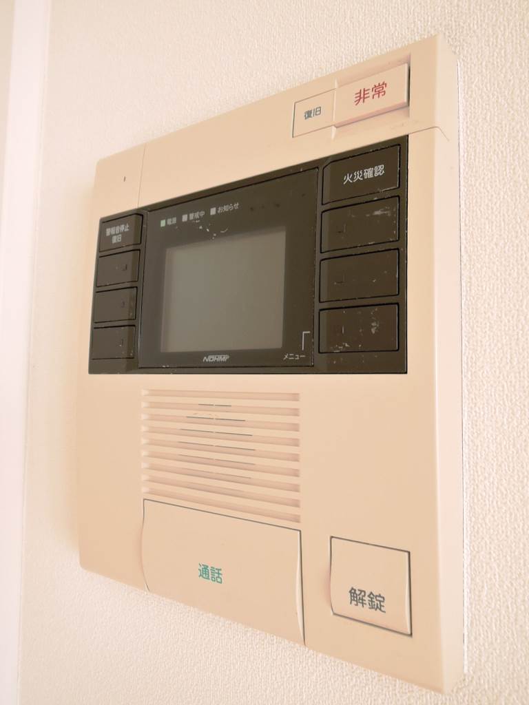 セキュリティ　ＴＶモニター付きインターホン