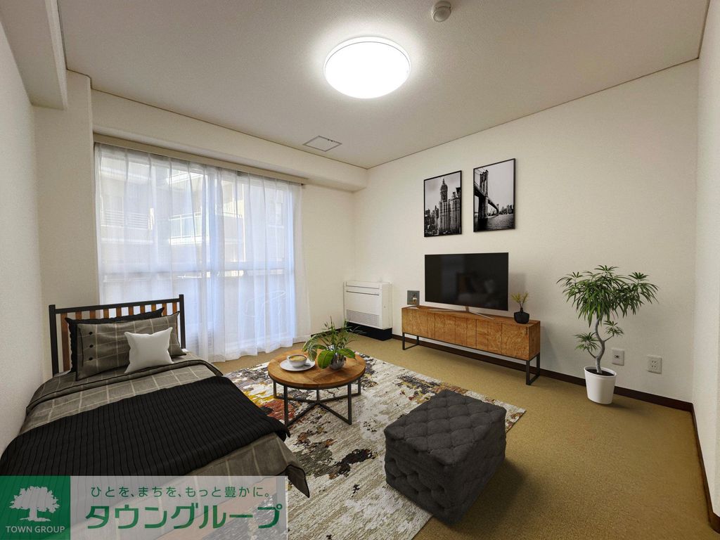 居室・リビング　家具家電配置イメージ