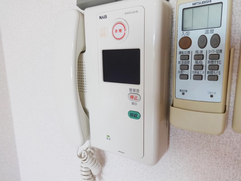 セキュリティ　顔の見える安心のオートロック付き。