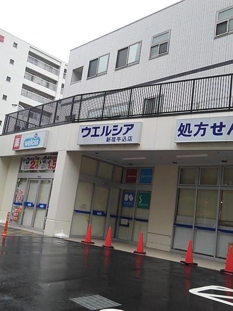 ドラックストア　ウエルシア新宿牛込店（ドラッグストア）まで127m