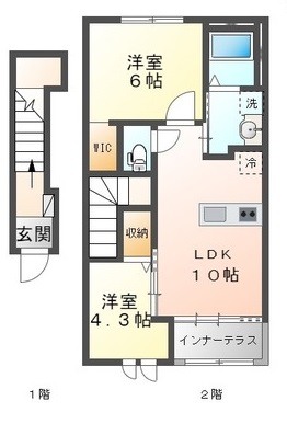 D・C　スクエア4の間取り