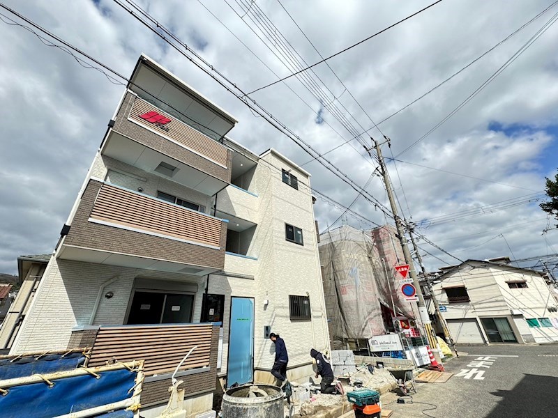 神戸市兵庫区下祇園町のアパートの建物外観