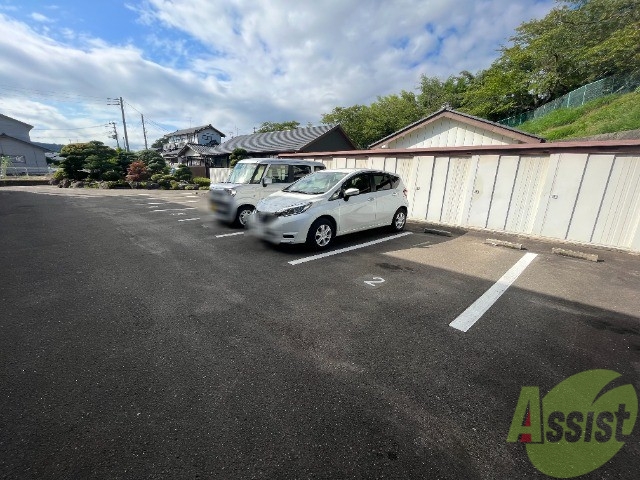 【岩沼市土ケ崎のアパートの駐車場】