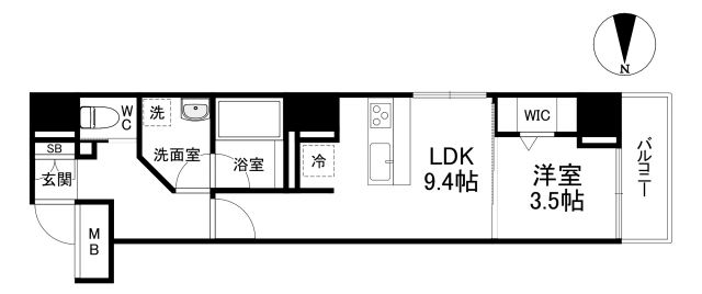 iCube森ノ宮の間取り