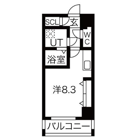 シェモア泉（旧：レジデンシア泉II）の間取り