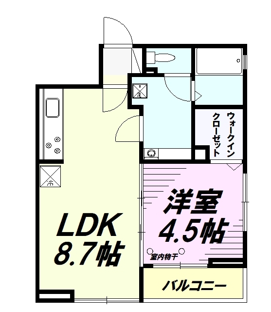 D-room西平山A棟の間取り