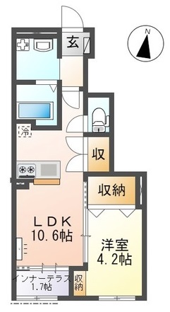 オーヴェスト　カーサの間取り