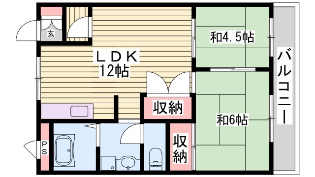 ニューヴィレッジ21の間取り