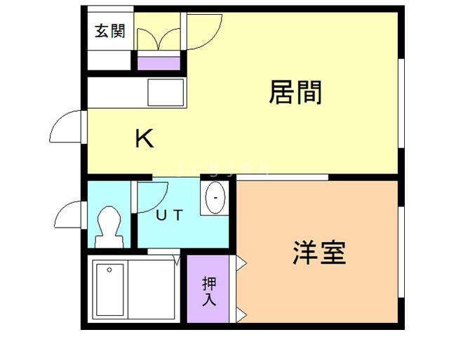 ハイツタカ５２の間取り