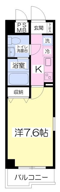 ウエスタンパークハイツの間取り