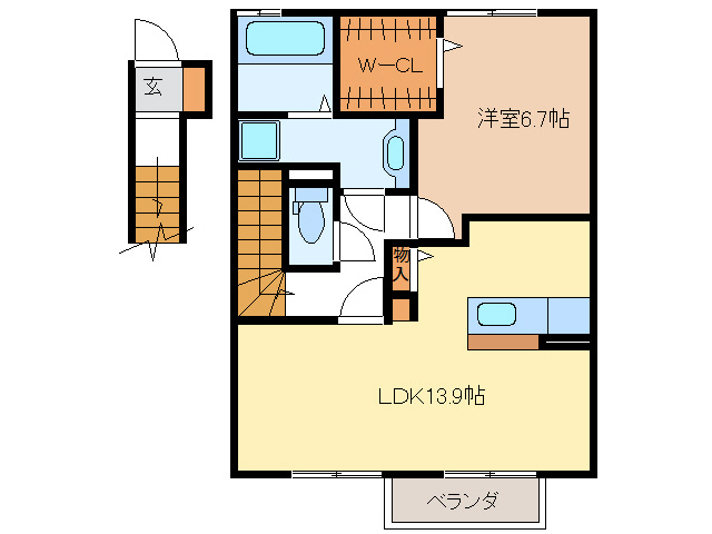 グレイスアベニュー一身田の間取り