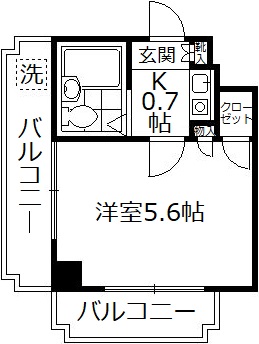 キャロル朝霞台の間取り