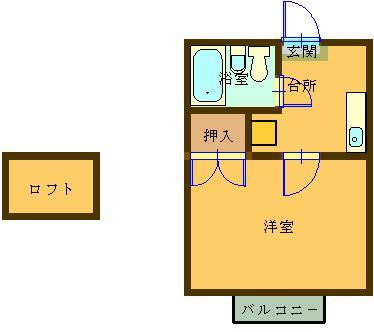 ポルタブルー籠原の間取り