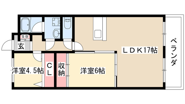 ベルハイツ司の間取り