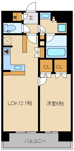 【BLESS宮崎台（ブレス宮崎台）の間取り】