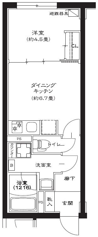 GENOVIA池袋の間取り