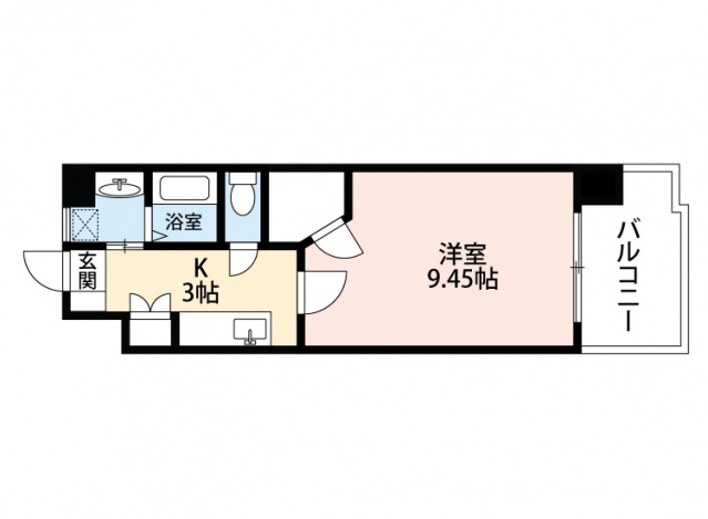 ロアール東白島の間取り