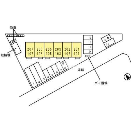 【D-roomルフィーの駐車場】