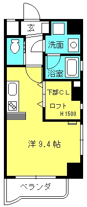 レジデンスウインド山の手の間取り