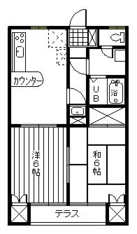 メゾンリバーサイドCの間取り