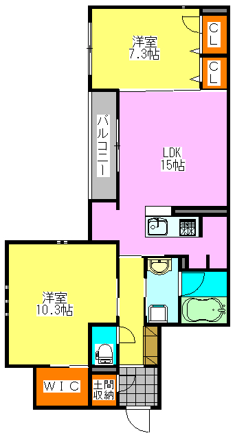 ベルサリオの間取り