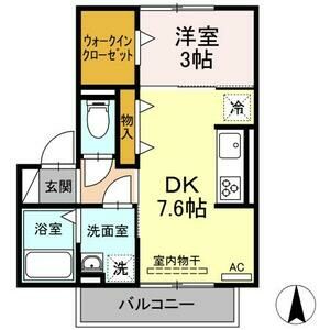 マ・シャンブル 片平の間取り