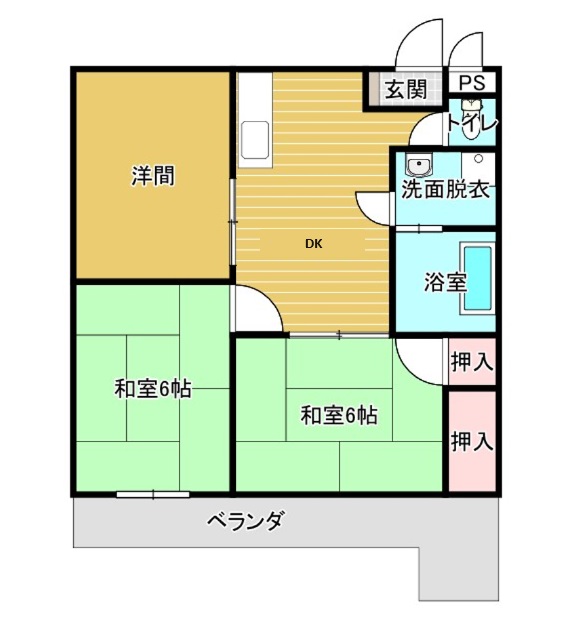 エスポワール神辺の間取り