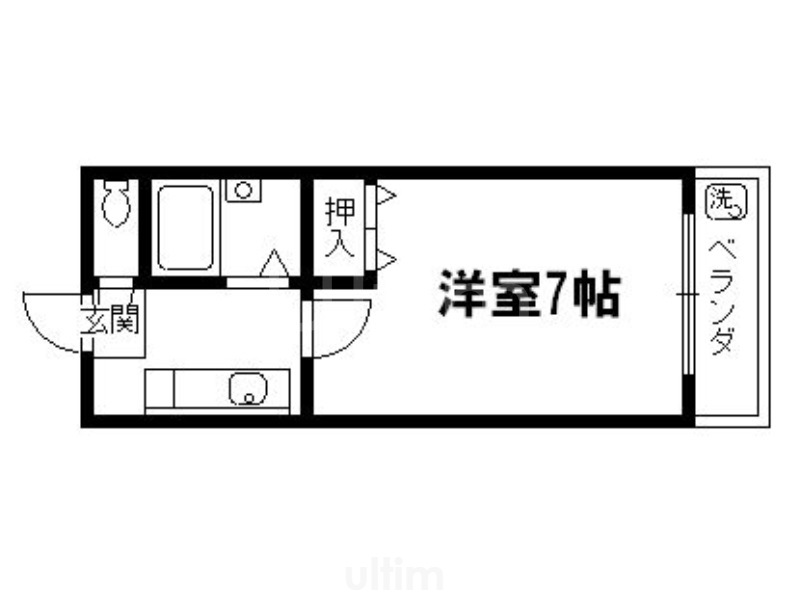 シェモア衣笠の間取り