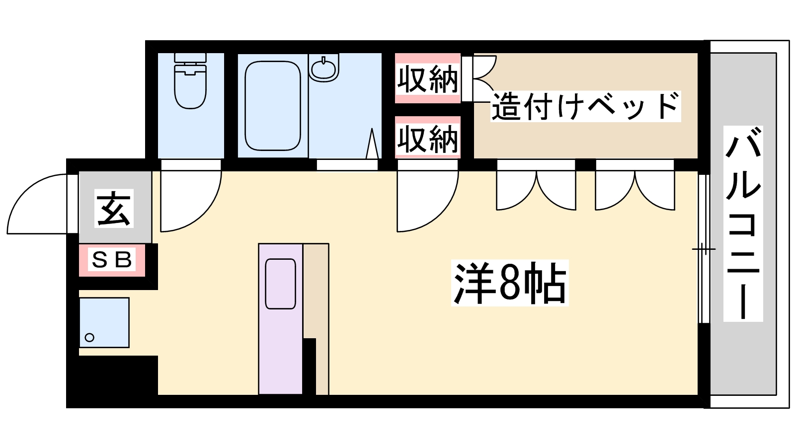 姫路市南条のマンションの間取り