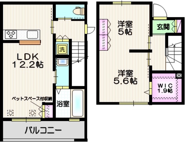 メゾン　ＫＥＹの間取り