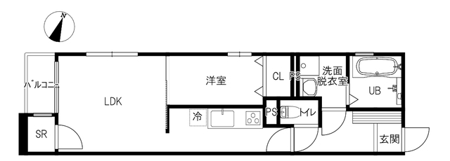 スペランツァ旭町の間取り