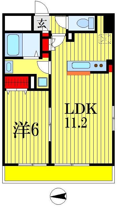 東ビルの間取り