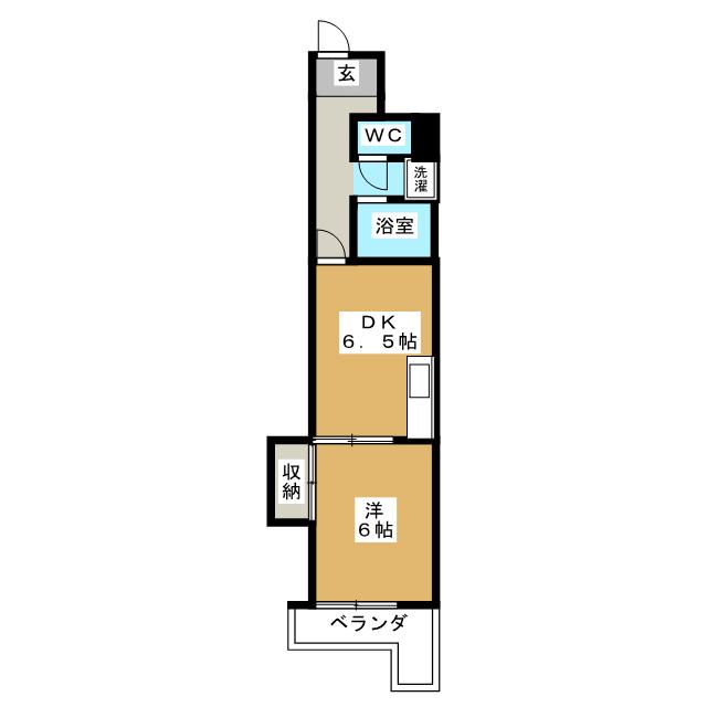 大田区山王のマンションの間取り