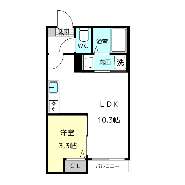 ＬＥＣＯＣＯＮ津島の間取り