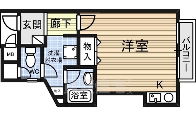 名古屋市昭和区妙見町のマンションの間取り