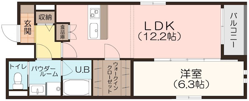 ディオールナゴヤの間取り