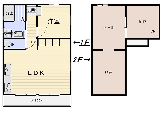 ボンメゾンの間取り