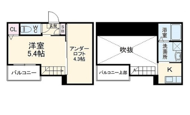 プレミア清水の間取り