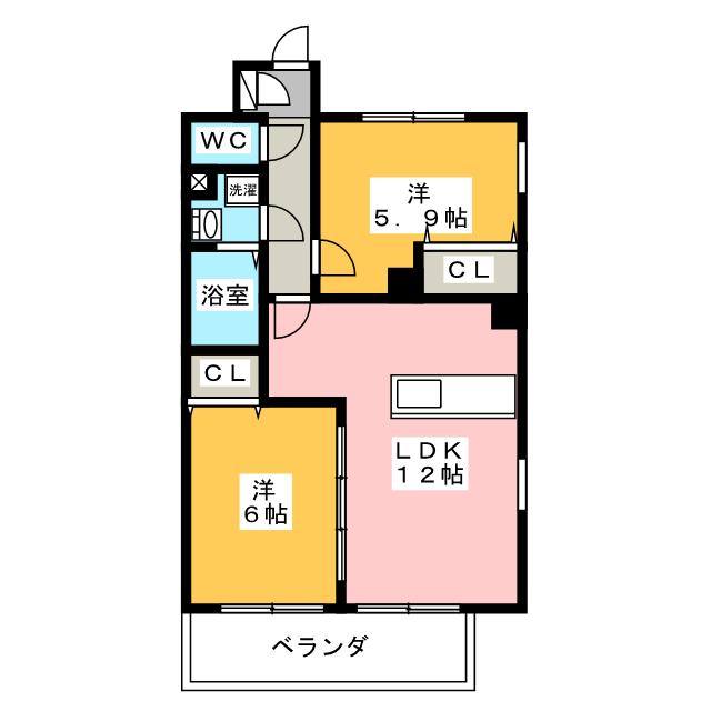 ライツ福助の間取り