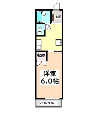 安城市二本木新町のアパートの間取り