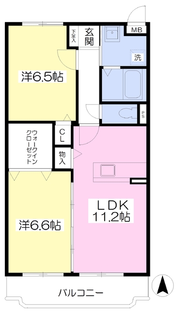 ユーミー旭の間取り